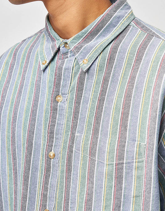Element Men's Button Down Regular Oxford Long Sleeve Shirt Multicolours ELYWT00207-BJG4