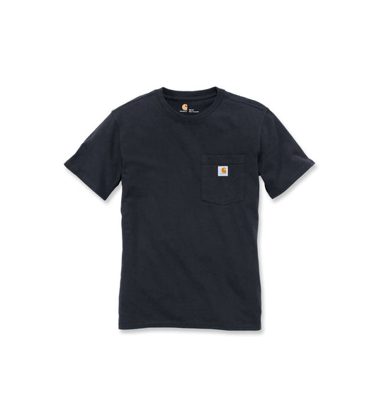 Carhartt Womens' Loose Fit Heavyweight Short-Sleeve Pocket T-Shirt Black 103067-001