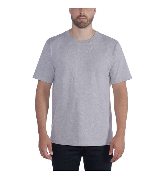 Carhartt Mens' Relaxed Fit Heavyweight Short-Sleeve T-Shirt Heather Gray 104264-HGY