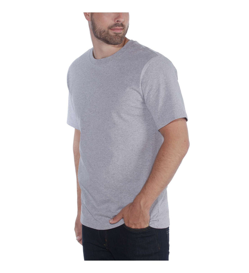 Load image into Gallery viewer, Carhartt Mens&#39; Relaxed Fit Heavyweight Short-Sleeve T-Shirt Heather Gray 104264-HGY
