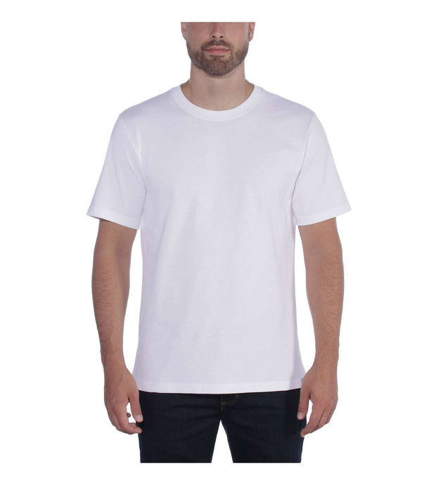 Carhartt Mens' Relaxed Fit Heavyweight Short-Sleeve T-Shirt White 104264-WHT