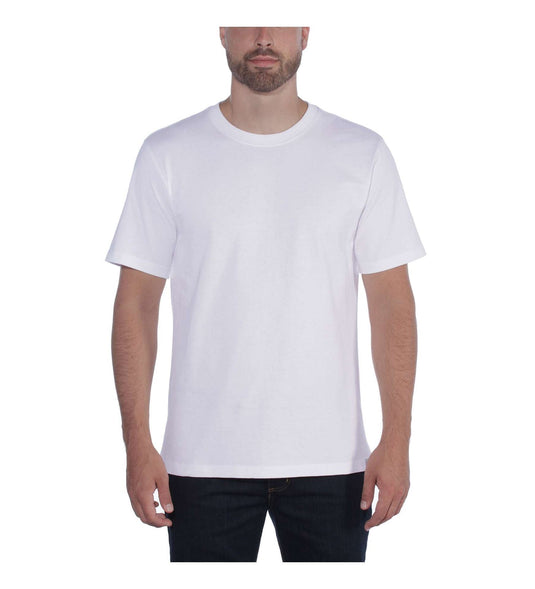 Carhartt Mens' Relaxed Fit Heavyweight Short-Sleeve T-Shirt White 104264-WHT