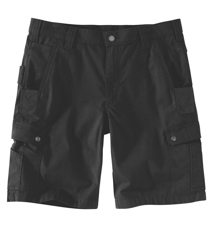 Load image into Gallery viewer, Carhartt Men&#39;s Rugged Flex Relaxed Fit Canvas Ripstop Cargo Work Short Black 104727-BLK
