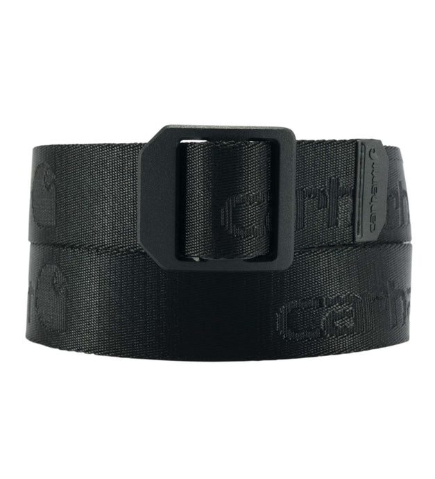 Carhartt Mens' Nylon Webbing Ladder Lock Belt Black A0005768-BLK