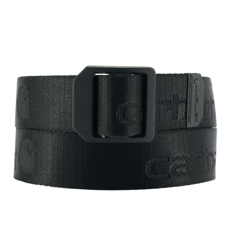 Load image into Gallery viewer, Carhartt Mens&#39; Nylon Webbing Ladder Lock Belt Black A0005768-BLK
