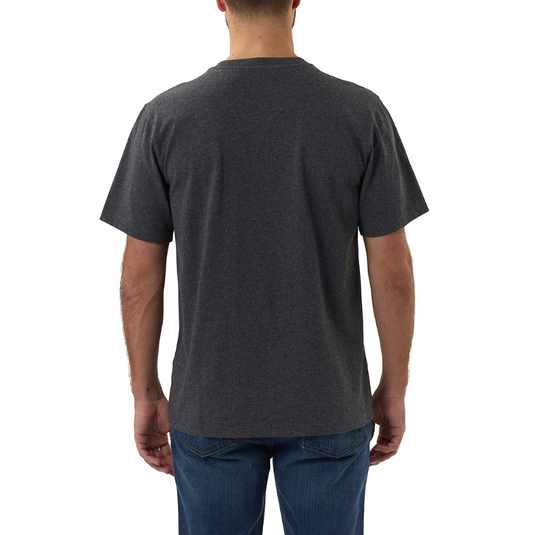 Carhartt Mens' Relaxed Fit Heavyweight Short-Sleeve Logo Graphic T-Shirt Carbon Heather 103361-CRH
