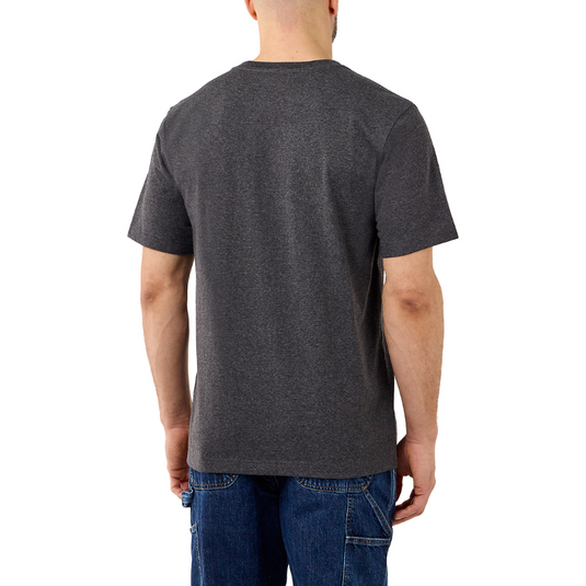 Carhartt Mens' Relaxed Fit Heavyweight Short-Sleeve Pocket T-Shirt Carbon Heather 103296-CRH