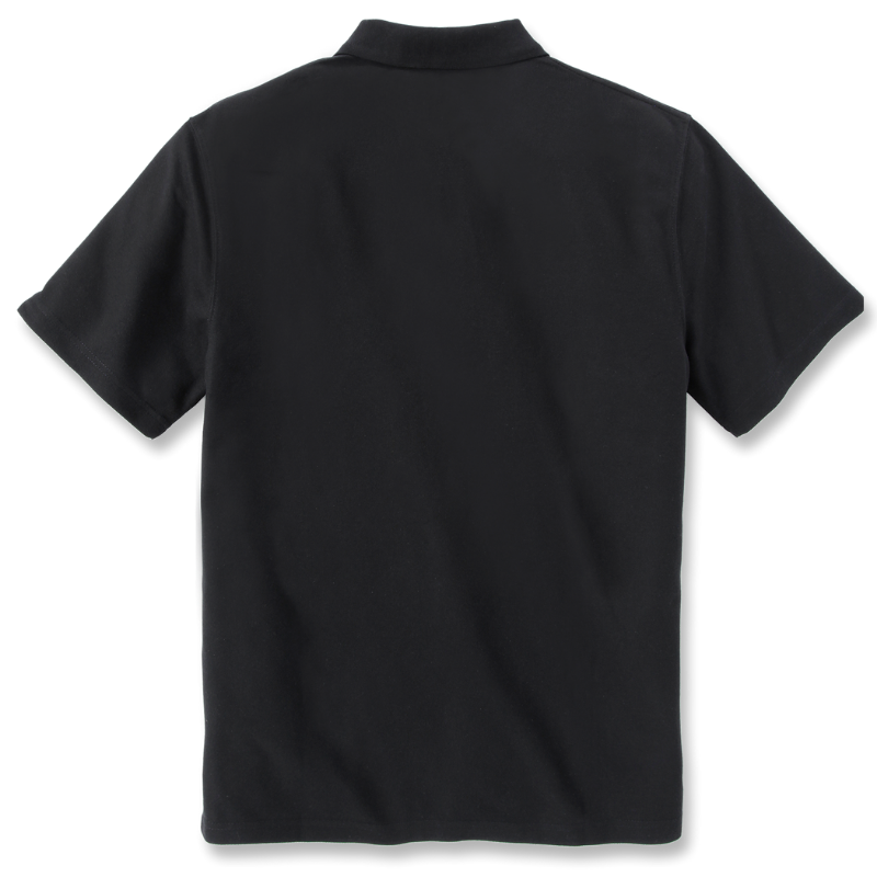 Load image into Gallery viewer, Carhartt Men&#39;s Loose Fit Short-Sleeve Pocket Polo T-Shirt Black 106685-BLK
