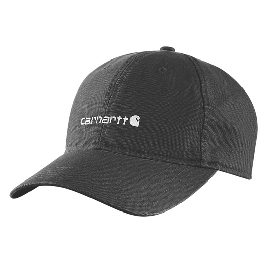 Carhartt Womens' Canvas Embroidered Graphic Cap Black 106810-N04