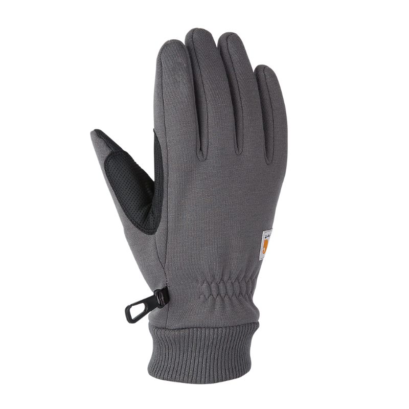 Load image into Gallery viewer, Carhartt Men's Wind Fighter® Thermal-Lined Fleece Touch-Sensitive Knit Cuff Gloves Carbon Heather A622-CBNHTR
