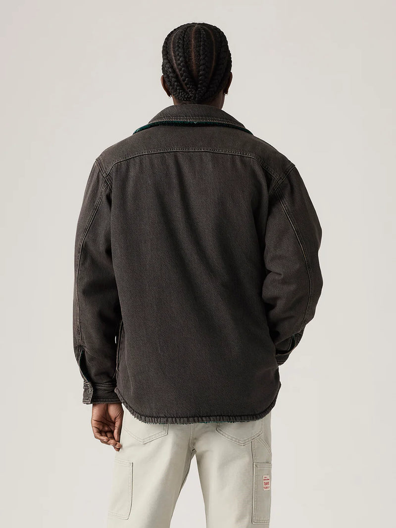 Load image into Gallery viewer, Levi&#39;s Men&#39;s Reversible Shacket Late Night Grind Black 003B1-0001
