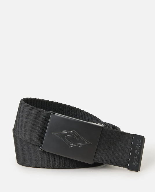 Rip Curl Unisex Rando Webbing Belt  Black 003MBE-0090