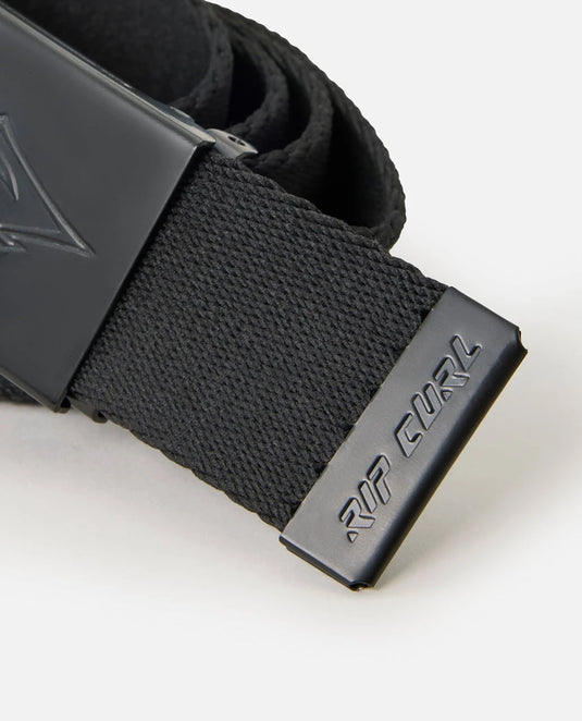Rip Curl Unisex Rando Webbing Belt  Black 003MBE-0090
