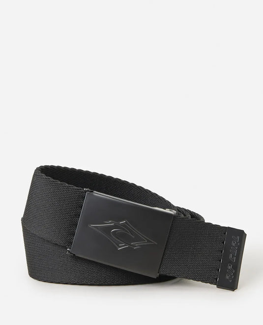 Rip Curl Unisex Rando Webbing Belt Black 003MBE-0090