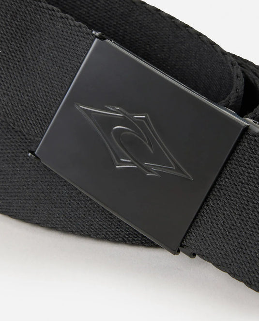 Rip Curl Unisex Rando Webbing Belt Black 003MBE-0090