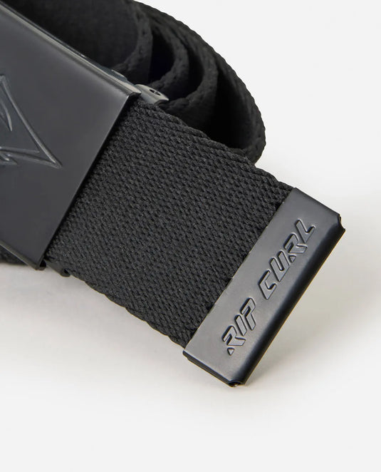 Rip Curl Unisex Rando Webbing Belt Black 003MBE-0090