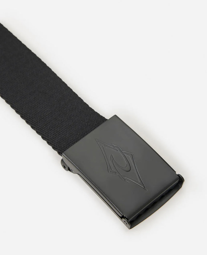 Load image into Gallery viewer, Rip Curl Unisex Rando Webbing Belt Black 003MBE-0090
