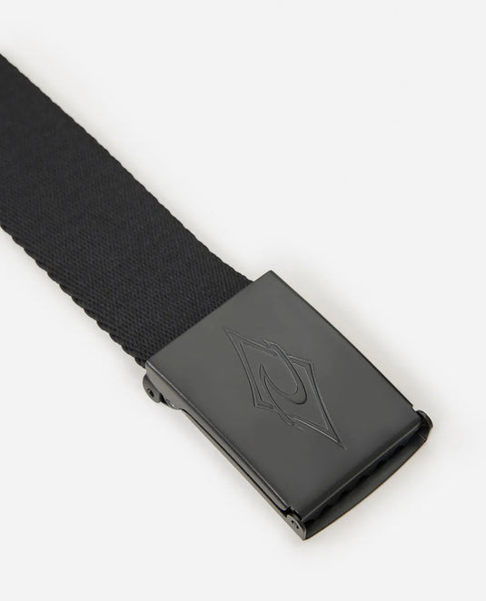 Rip Curl Unisex Rando Webbing Belt Black 003MBE-0090