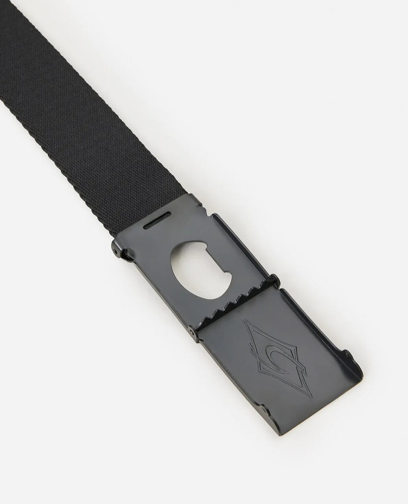 Load image into Gallery viewer, Rip Curl Unisex Rando Webbing Belt Black 003MBE-0090
