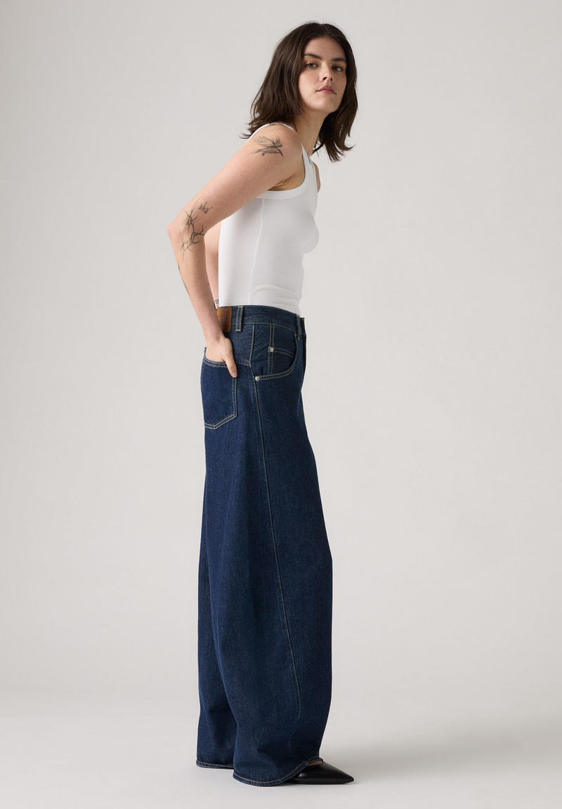 Load image into Gallery viewer, Levi&#39;s Womens&#39; Super Baggy Barrel Jeans Shaded View 003NF0001
