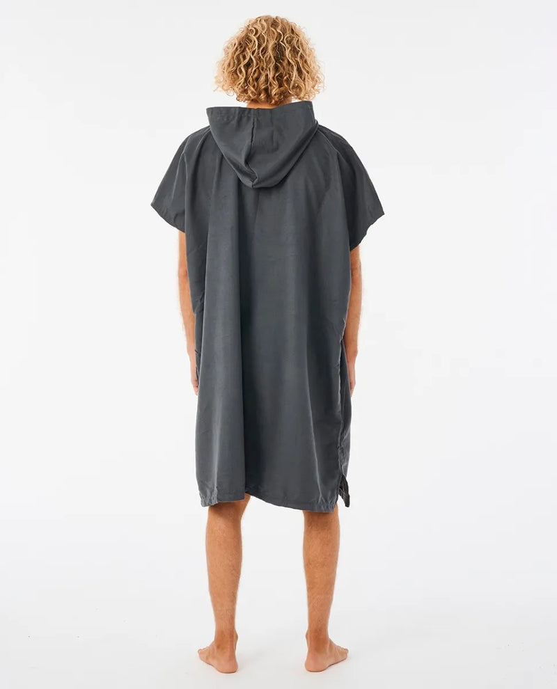 Load image into Gallery viewer, Rip Curl Unisex Surf Series Packable Hooded Poncho Black 007MTO-0090
