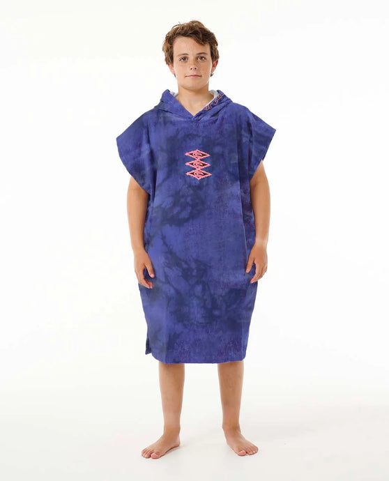 Rip Curl Kid's Printed Hooded Poncho Wild Berry 008BTO-2140