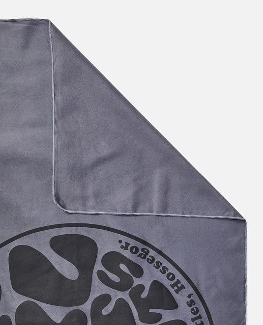 Rip Curl Unisex Surf Series Packable Towel Black 008MTO-0090