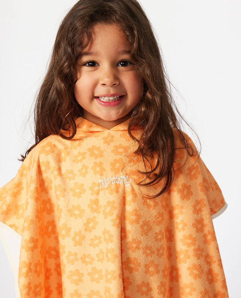 Load image into Gallery viewer, Rip Curl Kid&#39;s Mixed Hooded Towel Poncho Mango 009JTO-3382
