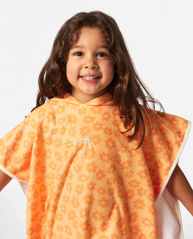 Load image into Gallery viewer, Rip Curl Kid&#39;s Mixed Hooded Towel Poncho Mango 009JTO-3382
