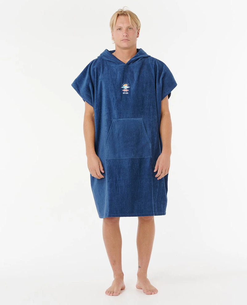 Load image into Gallery viewer, Rip Curl Unisex Logo Hooded Towel Poncho 104cm Navy 00GMTO_0049
