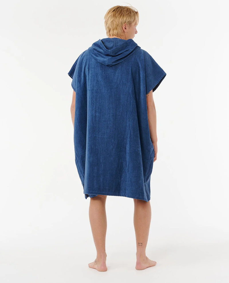 Load image into Gallery viewer, Rip Curl Unisex Logo Hooded Towel Poncho 104cm Navy 00GMTO_0049
