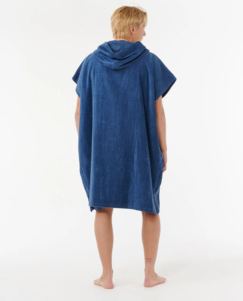 Load image into Gallery viewer, Rip Curl Men&#39;s Logo Hooded Towel Poncho Navy 00GMTO-0049
