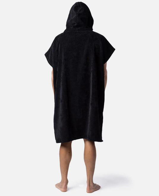 Rip Curl Men's Logo Hooded Towel Poncho Black 00GMTO-0090