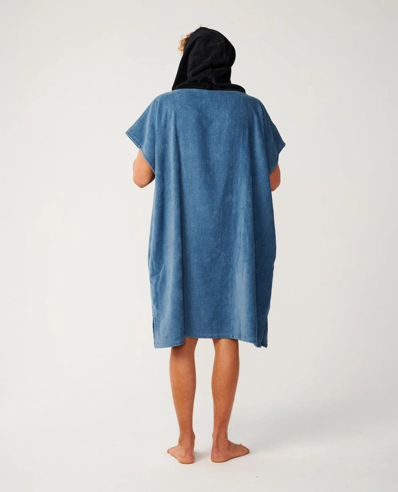 Load image into Gallery viewer, Rip Curl Unisex Logo Hooded Towel Poncho Bluefin 00GMTO-2361

