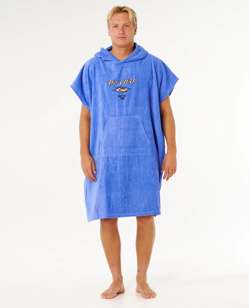 Load image into Gallery viewer, Rip Curl Unisex Logo Hooded Towel Poncho 104cm Blue Haze 00GMTO_4379
