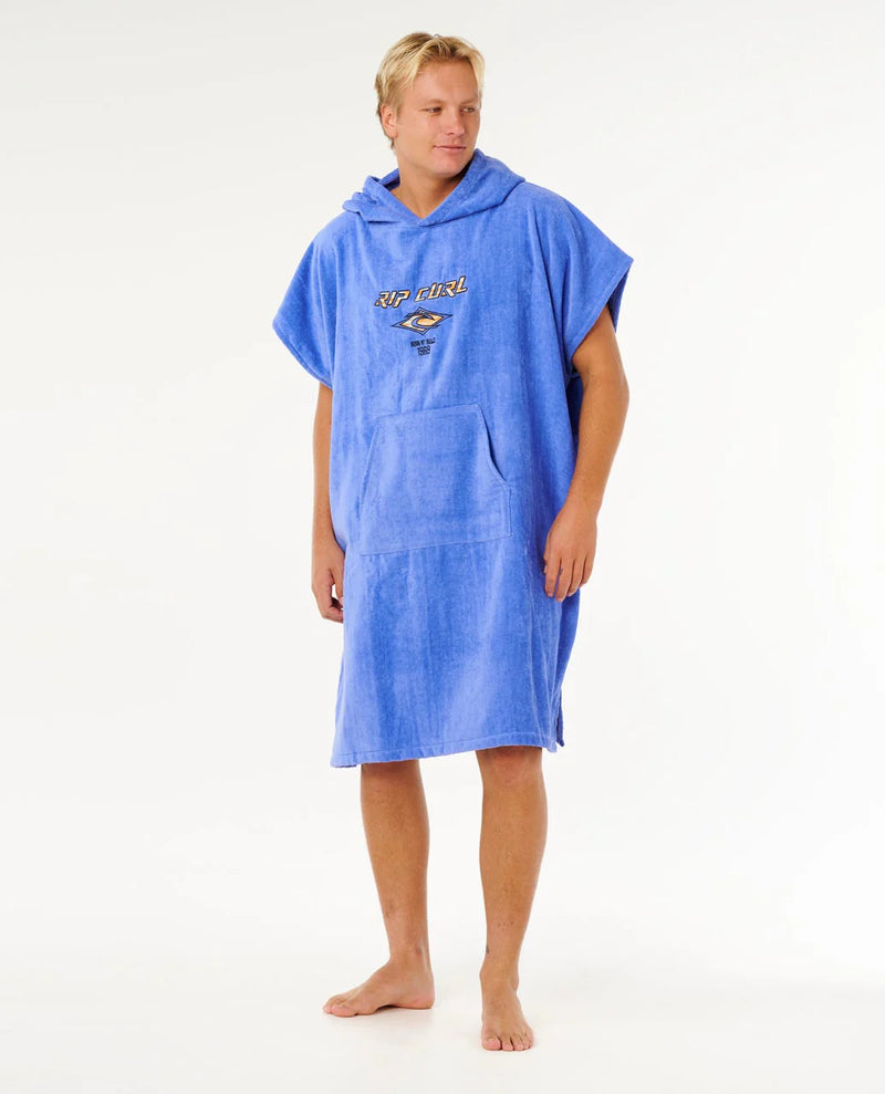 Load image into Gallery viewer, Rip Curl Unisex Logo Hooded Towel Poncho 104cm Blue Haze 00GMTO_4379
