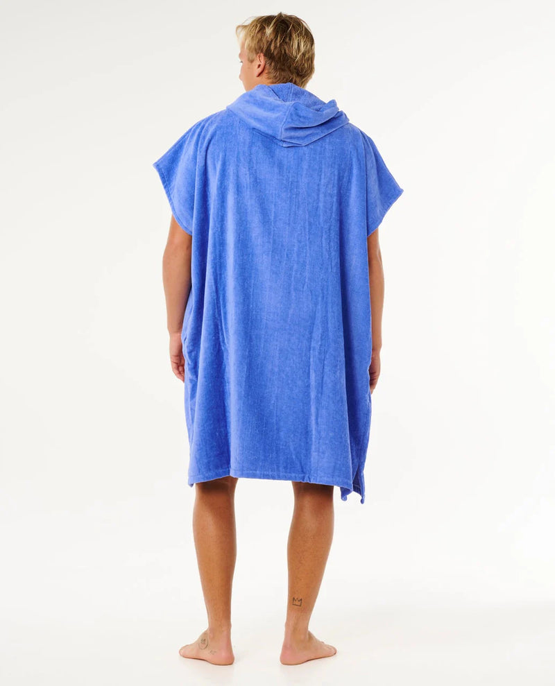 Load image into Gallery viewer, Rip Curl Unisex Logo Hooded Towel Poncho 104cm Blue Haze 00GMTO_4379
