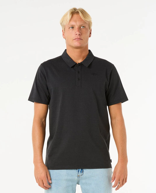 Rip Curl Men's Easy As Polo T-Shirt Black 00HMPO_0090