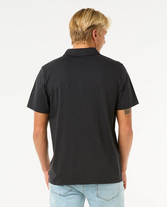 Rip Curl Men's Easy As Polo T-Shirt Black 00HMPO_0090