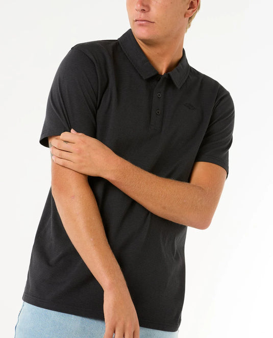 Rip Curl Men's Easy As Polo T-Shirt Black 00HMPO_0090