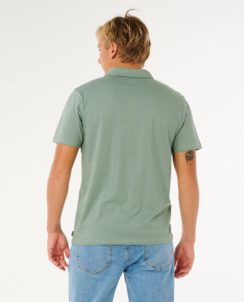 Load image into Gallery viewer, Rip Curl Men's Easy As Polo T-Shirt Aloe 00HMPO_3237
