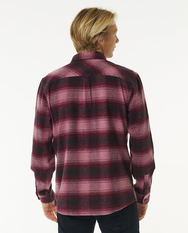 Load image into Gallery viewer, Rip Curl Count Flannel Shirt Mauve 00JMSH-0052
