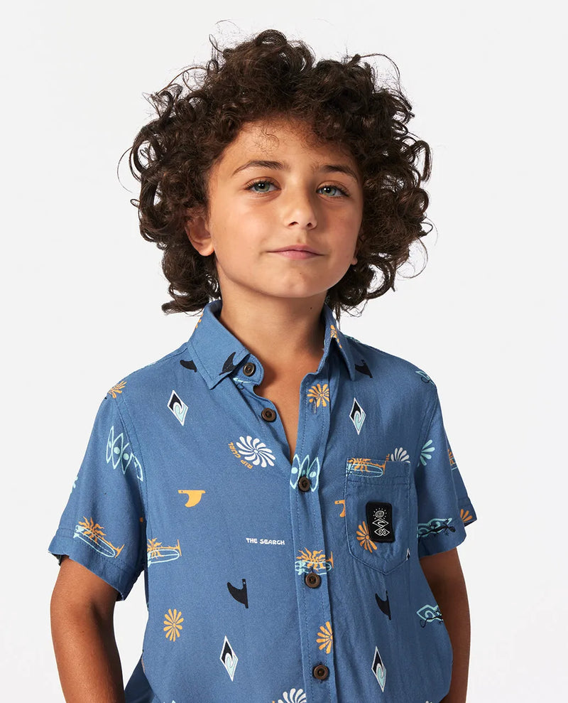 Load image into Gallery viewer, Rip Curl Kid&#39;s Grom Energy Shirt Vintage Navy (1-8 Years) 00LTSH-9435
