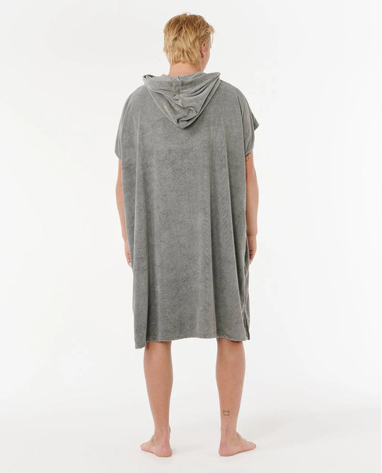 Rip Curl Unisex Brand Hooded Towel Poncho 180 - 65cm Olive 00ZMTO_0058