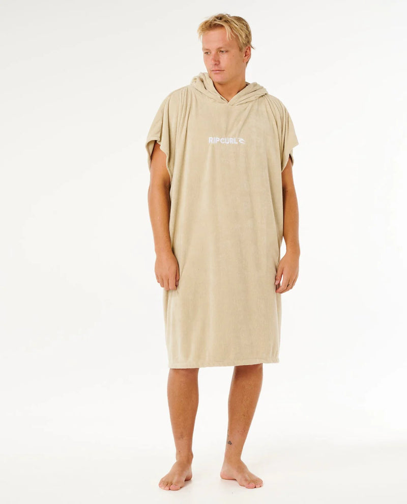 Load image into Gallery viewer, Rip Curl Unisex Brand Hooded Towel Poncho 180 - 65cm Khaki 00ZMTO_0064
