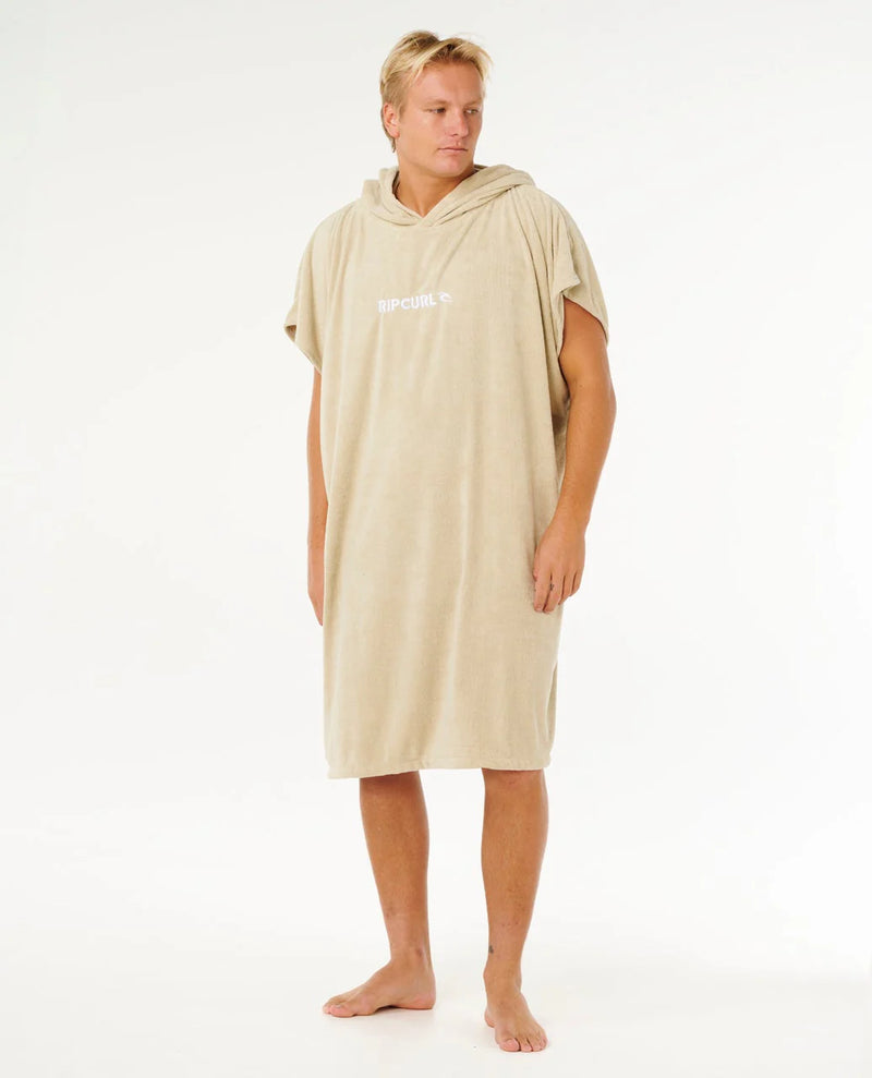 Load image into Gallery viewer, Rip Curl Unisex Brand Hooded Towel Poncho 180 - 65cm Khaki 00ZMTO_0064
