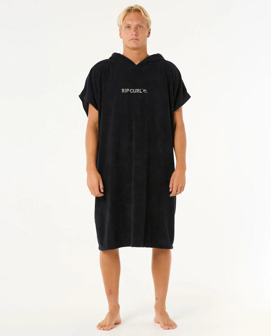 Rip Curl Men's Brand Hooded Poncho Black/Grey 00ZMTO-0097