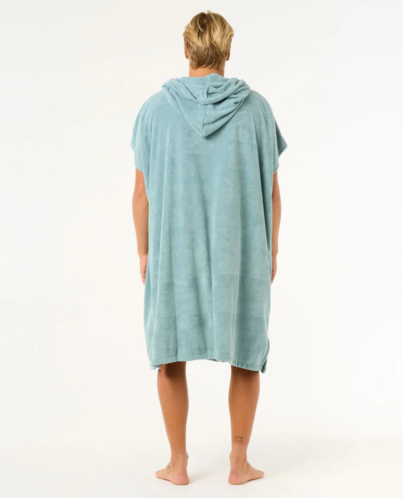 Load image into Gallery viewer, Rip Curl Men&#39;s Brand Hooded Poncho Blue Lagoon 00ZMTO-3038
