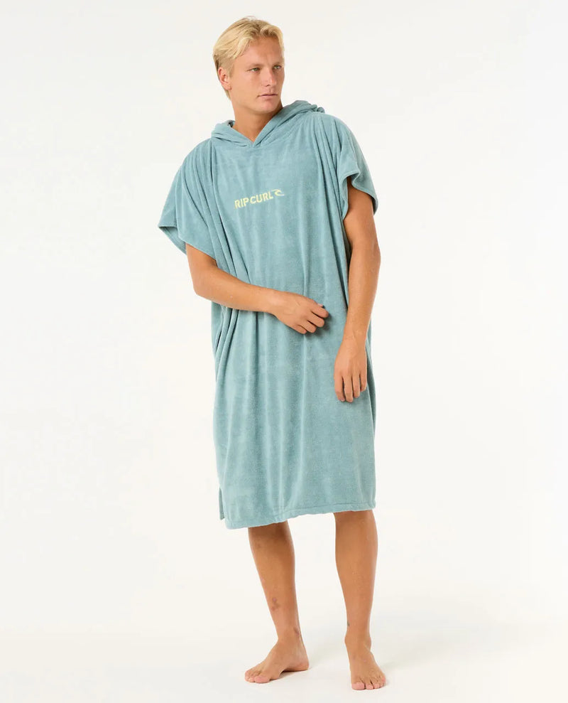 Load image into Gallery viewer, Rip Curl Men&#39;s Brand Hooded Poncho Blue Lagoon 00ZMTO-3038
