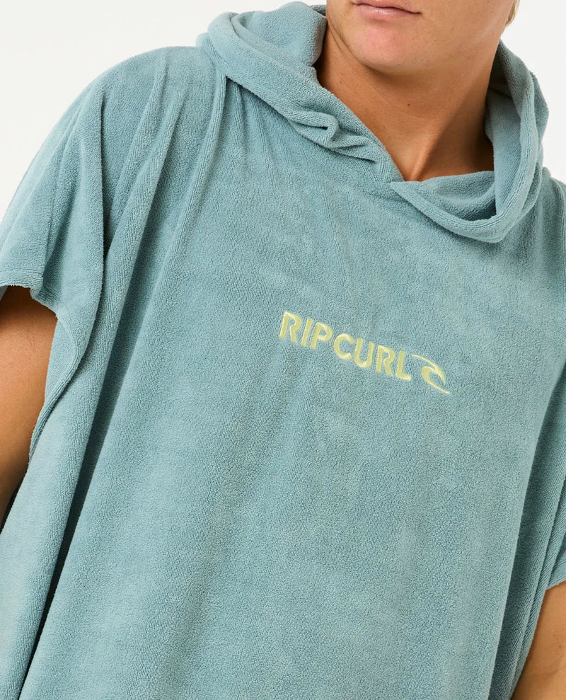 Load image into Gallery viewer, Rip Curl Men&#39;s Brand Hooded Poncho Blue Lagoon 00ZMTO-3038
